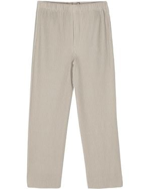 Homme Plissé Issey Miyake Pleated Trousers - Natural