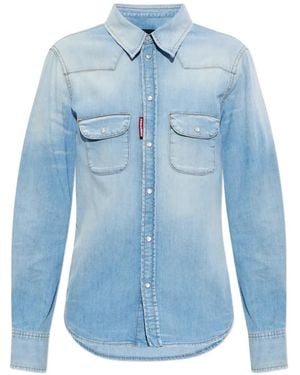 DSquared² Denim Shirts - Blue