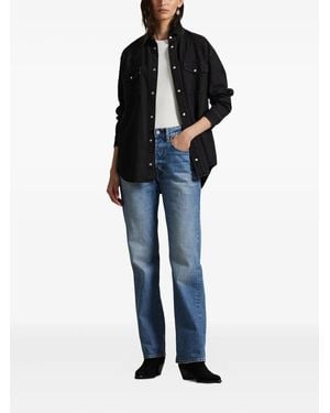 Polo Ralph Lauren Button-Up Denim Shirt - Blue