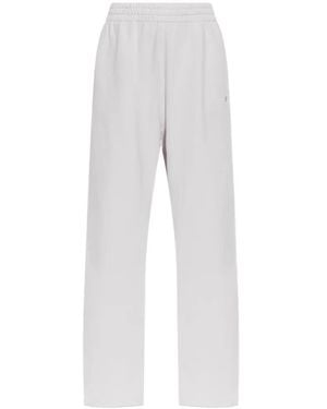 DIESEL Crystal-Embellished Track Trousers - White