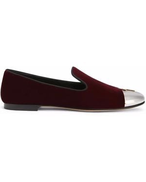 Giuseppe Zanotti Mocasines Dalila Cup Con Puntera En Contraste - Marrón