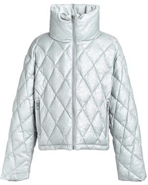 BREATH Quilted Zip-Up Jacket - Blue