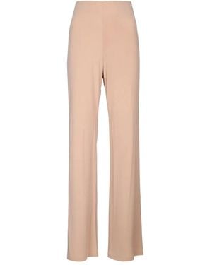 Alberta Ferretti Wide-Leg Trousers - Natural