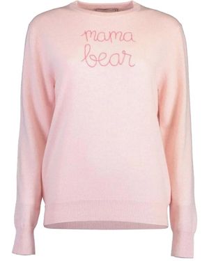 Lingua Franca Mama Bear Crew-Neck Jumper - Pink