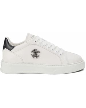 Roberto Cavalli Baskets Rc Monogram - White