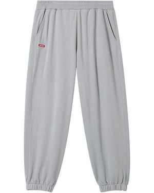 Izzue Elasticated-Cuff Track Trousers - Grey