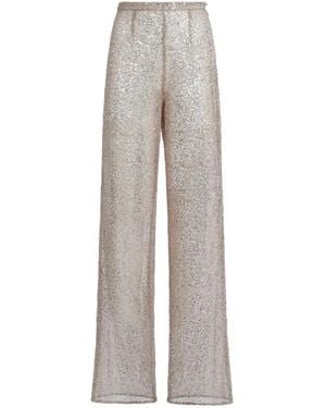 Taller Marmo Marlene Sequin-Embellished Pants - Gray