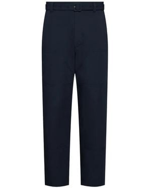 Thom Browne Cotton Carpenter Trousers - Blue