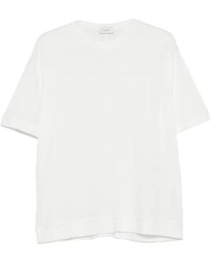 Paolo Pecora Ribbed-Trim T-Shirt - White