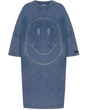 Moschino Smiley ミニドレス - ブルー