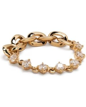 Lizzie Mandler 18Kt Éclat Diamond Tennis Ring - Metallic
