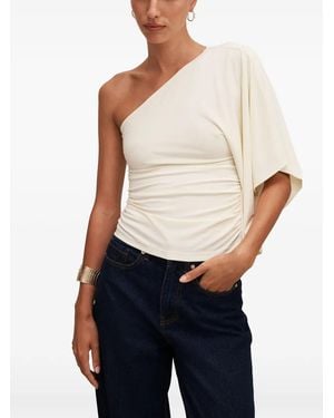 EVER NEW One-Shoulder Cape Top - Blue