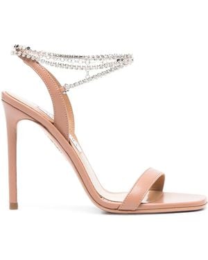 Aquazzura Sandali So Nude 105Mm - Bianco
