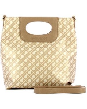 Gherardini Monogram-Print Tote Bag - Metallic