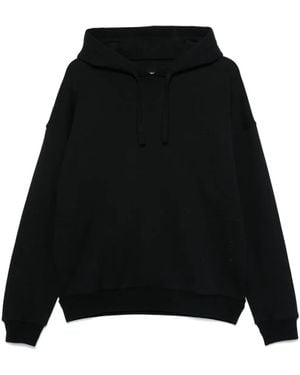 ZEGNA Logo-Embroidered Hoodie - Black