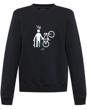 Paul Smith エンブロイダリー スウェットシャツ - ブルー