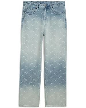 PUMA X A$Ap Rocky Monogram Jeans - Blue