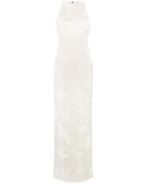 Paris Georgia Basics Maxine Floral Jacquard Maxi Dress - White