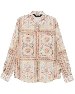 Just Cavalli Printed Shirt - Natural