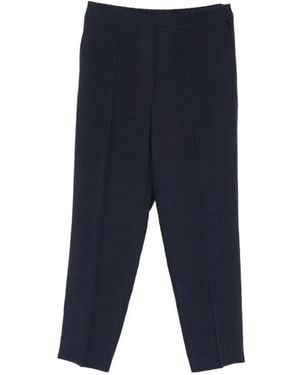 NINA 14.7 Pantalones Rectos Con Pinzas - Azul
