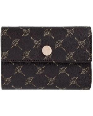 Joop! Portafoglio Trifold Cortina Cosma Con Stampa Fiordaliso - Nero