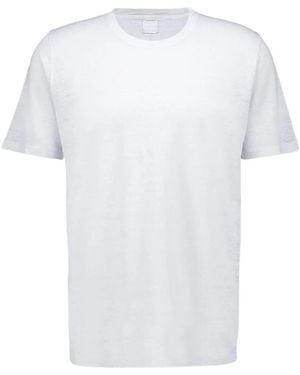 120% Lino クルーネック リネンtシャツ - ホワイト
