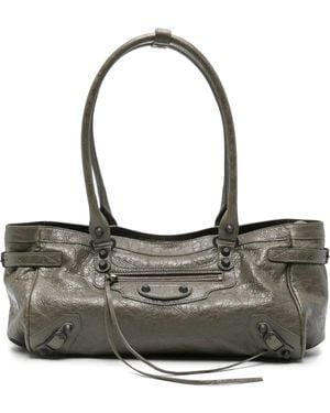 Balenciaga Leather top-handle shoulder bag - Schwarz