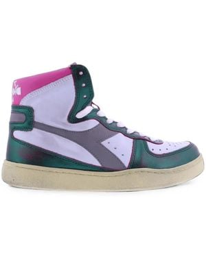 Diadora Mi Basket Metal Mix Trainers - Blue