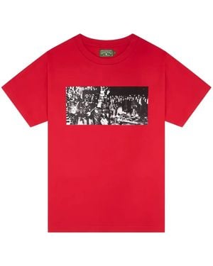 DENIM TEARS Stadium Srca T-Shirt - Red