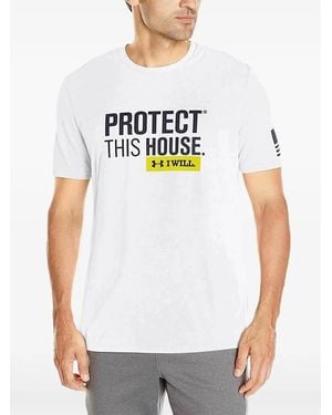 Under Armour Protect This House Tech T-Shirt - White