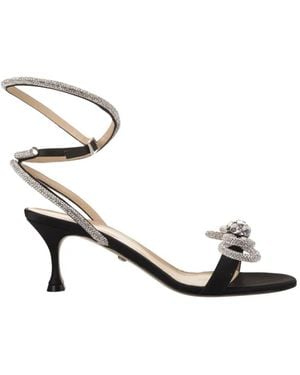 Mach & Mach Double Bow Sandals - Natural