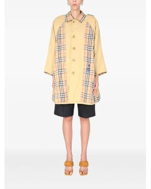 1/OFF Check Pattern Coat - White