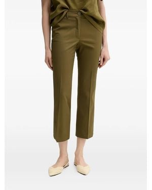 Sisley Pantalon Slim Crop - Green