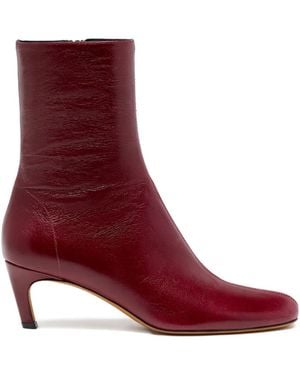 Proenza Schouler レザー アンクルブーツ - レッド