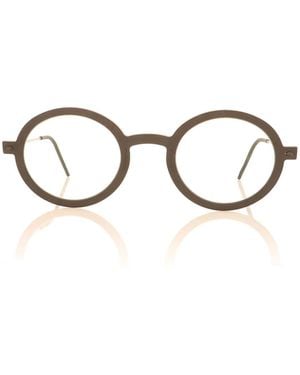 Lindberg Bril Met Rond Montuur - Bruin