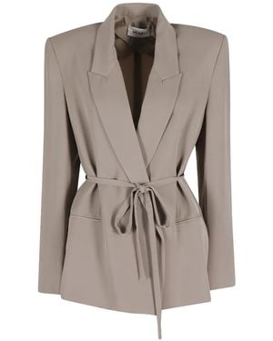 MEIMEIJ Tie-Waist Blazer - Natural