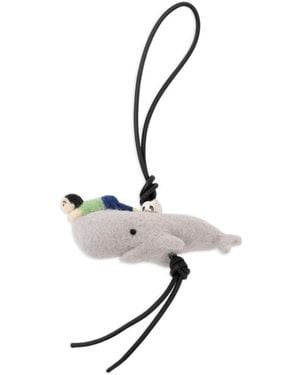 Loewe Kid With Whale Charm - Grey