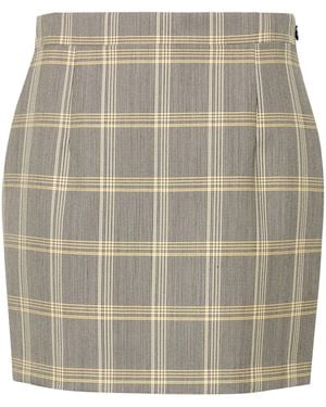 Marni Prince Of Wales Mini Skirt - Gray