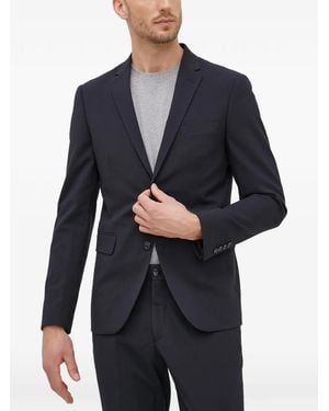 Lindbergh Button-Up Suit - Blue