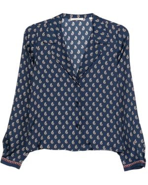Doen Elene Paisley Shirt - Blue
