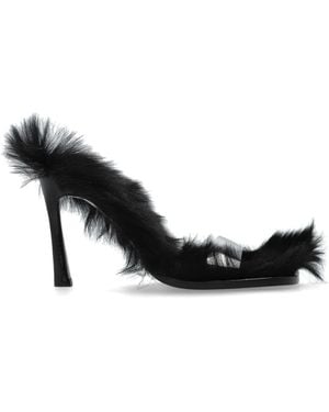 The Attico 95Mm Mia Mules - Black