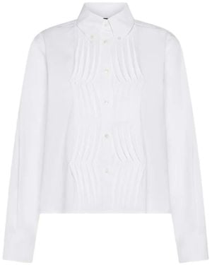 Seventy Buttoned Pleated Shirt - White