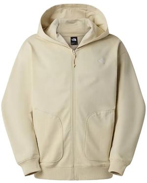 The North Face Sudadera Con Capucha Y Logo Bordado - Neutro