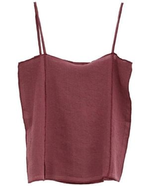 Baserange Shok Exposed-Seam Camisole Top - Purple