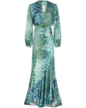 Silvia Tcherassi Remi Gown - Green