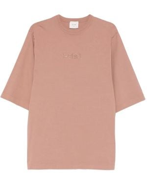 Alysi Embellished T-Shirt - Natural
