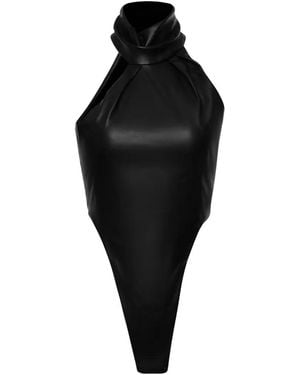 Lika High-Neck Bodysuit - Black