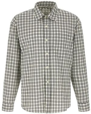 mfpen Executive Check-Pattern Shirt - Grey