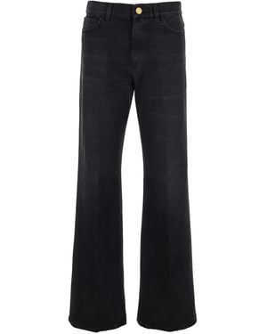 The Seafarer High-Waisted Jeans - Blue