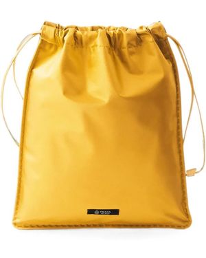 Prada Wish Silk Duchesse Pouch - Yellow